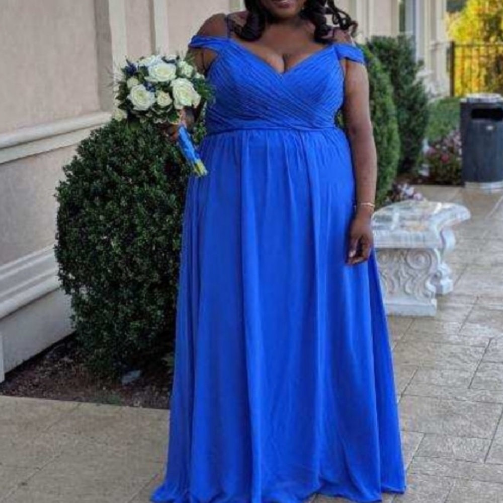 Plus Size Sorella Vita Royal Blue Gown